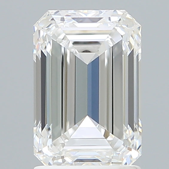 2.10 Carat Emerald Shaped, Ideal Cut, D Color, VVS1 Clarity, IGI Certified Lab Grown Diamond