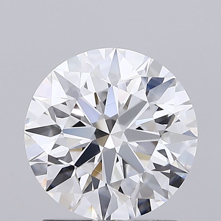 1.53 Carat Round Shaped, Ideal Cut, D Color, VVS1 Clarity, IGI Certified Lab Grown Diamond