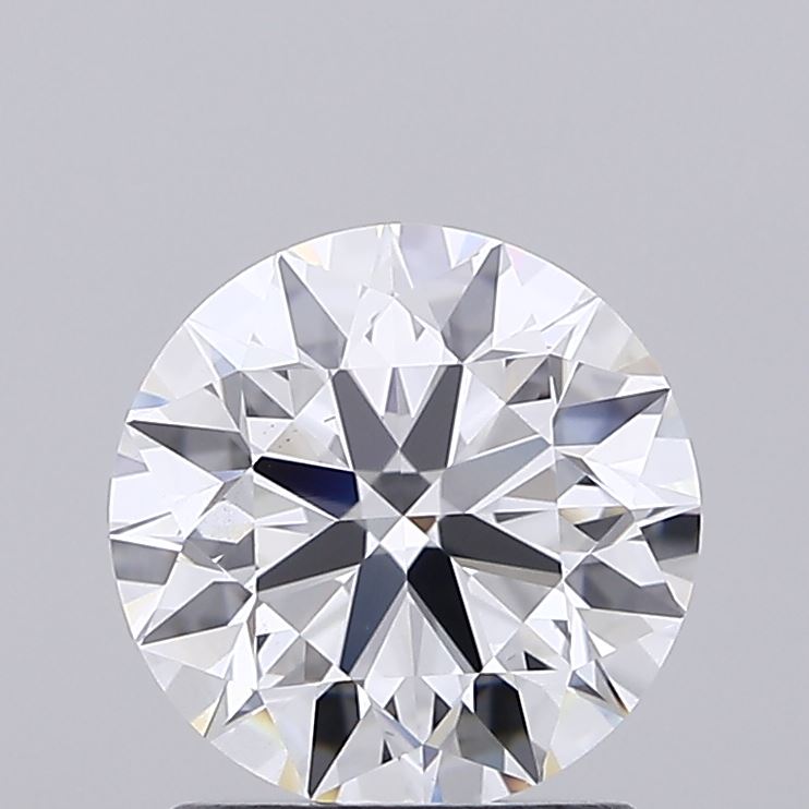 1.57 Carat Round Shaped, Ideal Cut, D Color, VS2 Clarity, IGI Certified Lab Grown Diamond