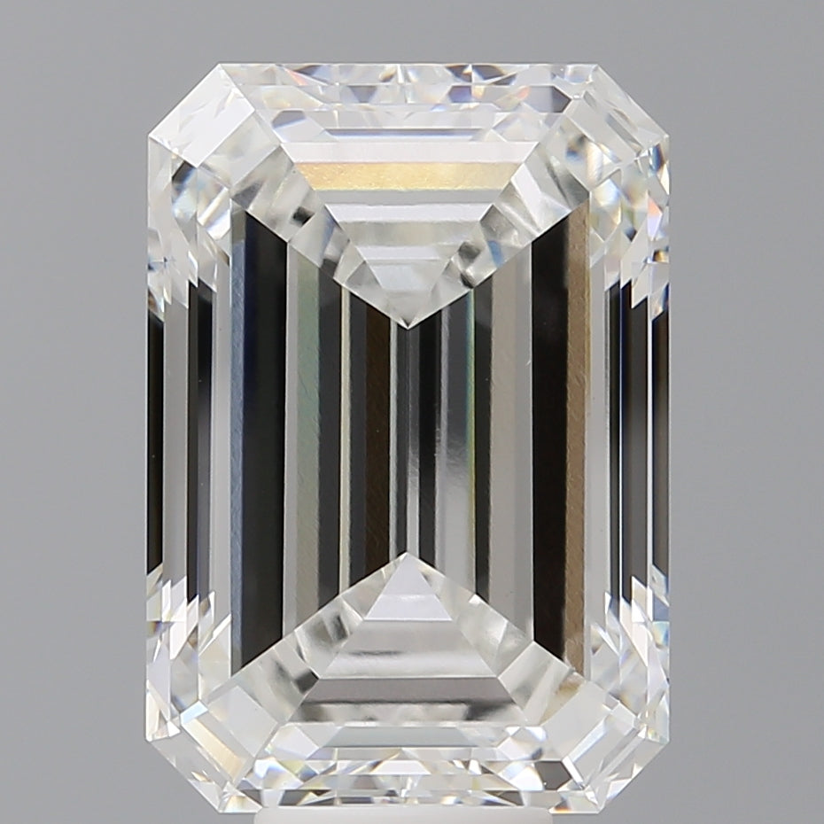 10.60 Carat Emerald Shaped, Ideal Cut, F Color, VVS2 Clarity, IGI Certified Lab Grown Diamond