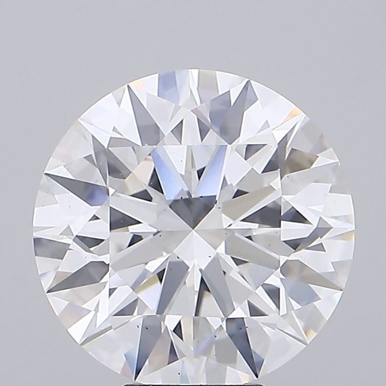 8.39 Carat Round Shaped, Ideal Cut, F Color, VS2 Clarity, IGI Certified Lab Grown Diamond