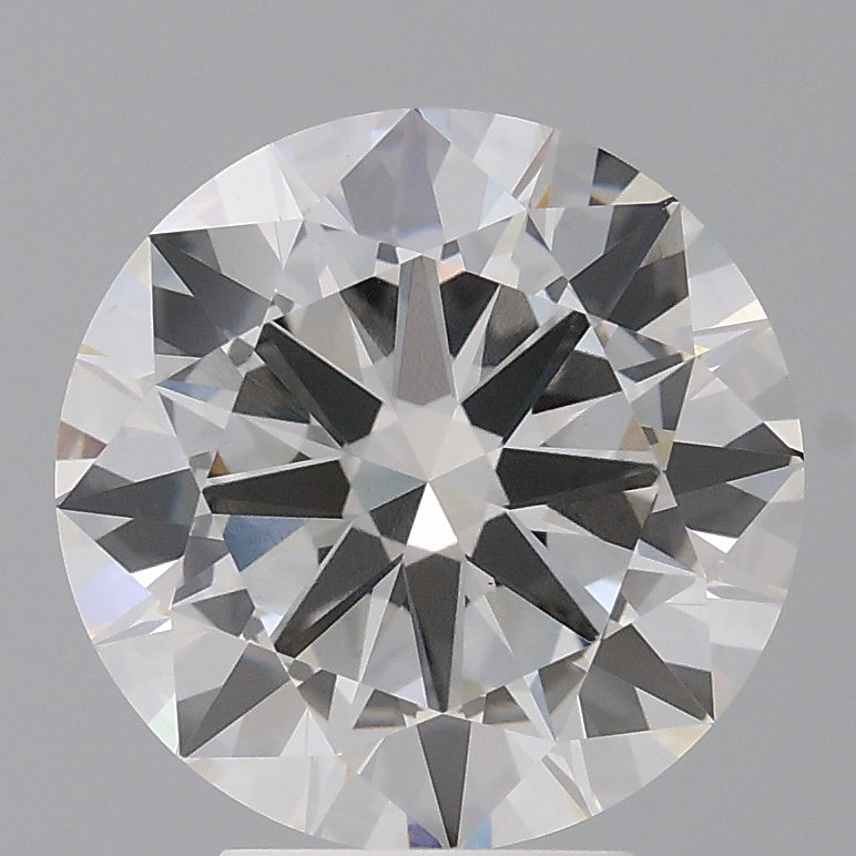 4.51 Carat Round Shaped, Excellent Cut, F Color, VS1 Clarity, IGI Certified Lab Grown Diamond