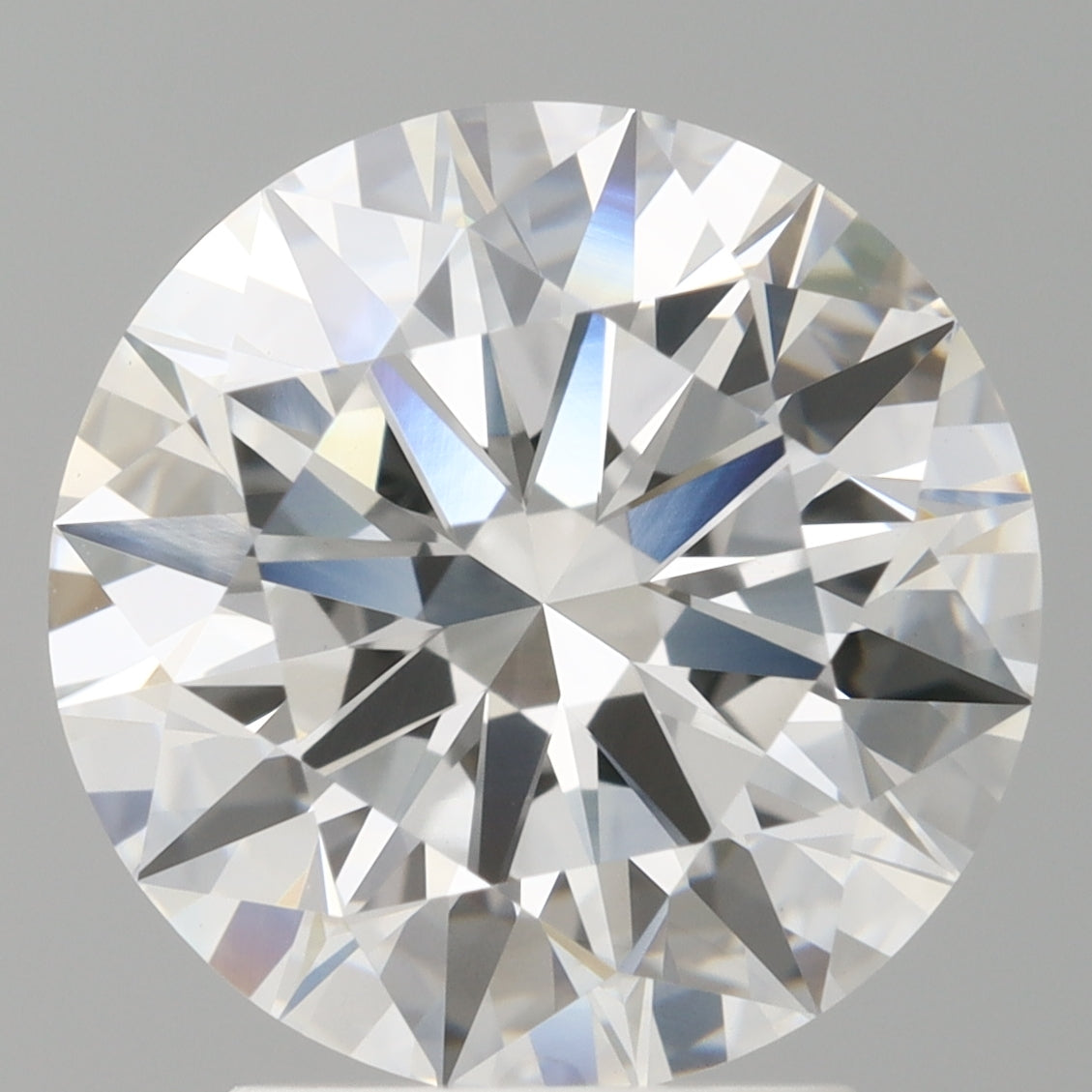 3.07 Carat Round Shaped, Ideal Cut, E Color, VVS2 Clarity, IGI Certified Lab Grown Diamond