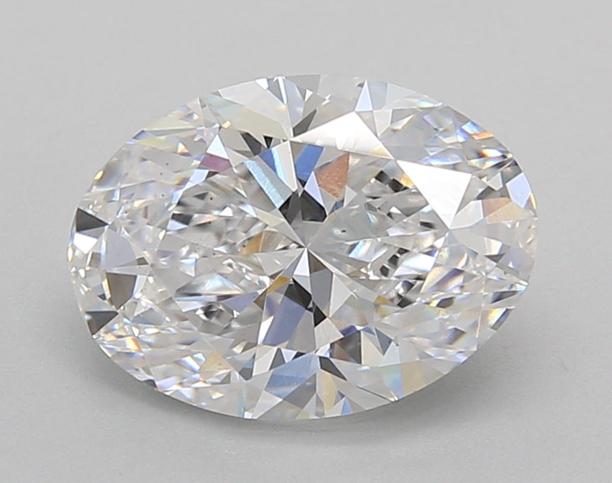 2.51 Carat Oval Shaped, Very Good Cut, D Color, VS2 Clarity, IGI Certified Lab Grown Diamond