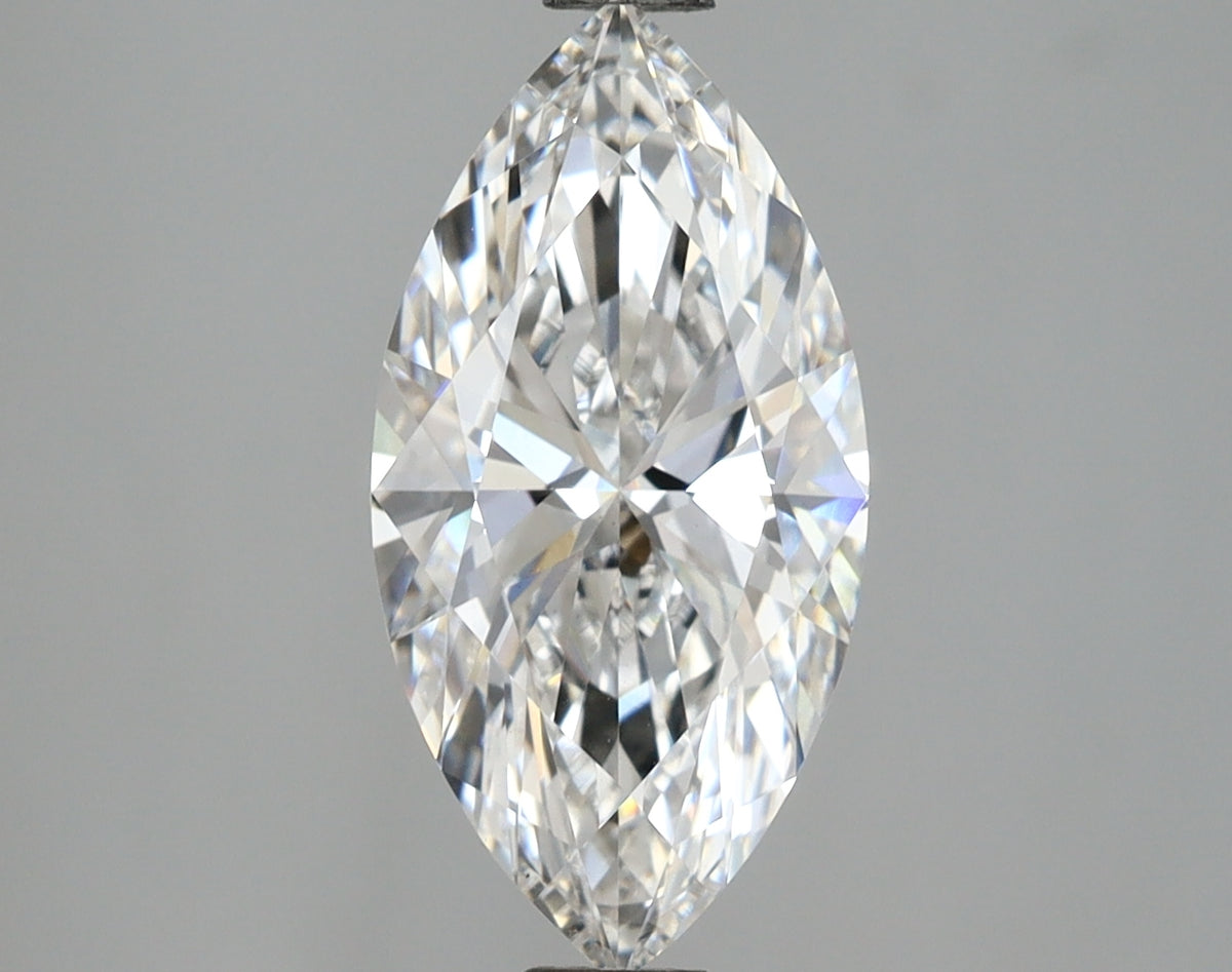 2.59 Carat Marquise Shaped, Ideal Cut, E Color, VVS2 Clarity, IGI Certified Lab Grown Diamond