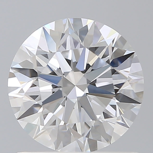 1.13 Carat Round Shaped, Ideal Cut, D Color, VVS2 Clarity, IGI Certified Lab Grown Diamond
