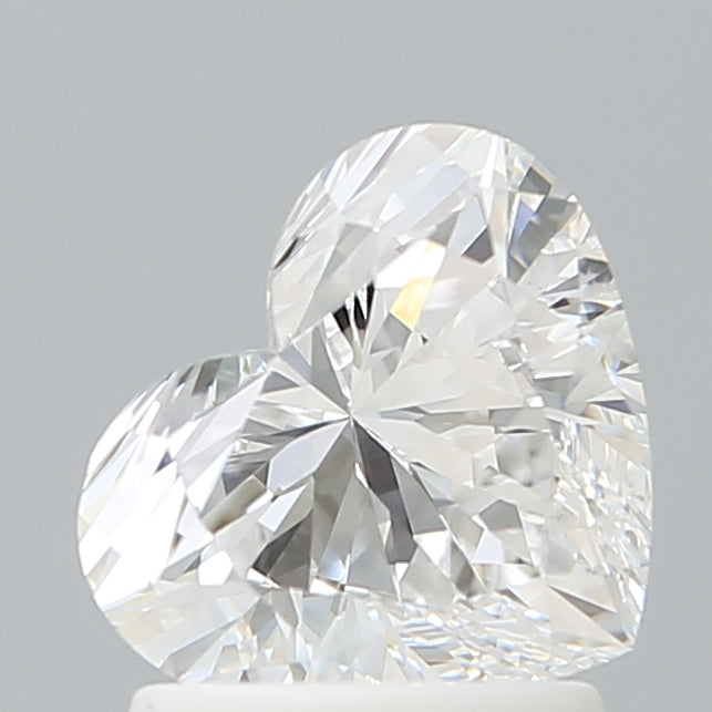 1.52 Carat Heart Shaped, Ideal Cut, D Color, VVS2 Clarity, IGI Certified Lab Grown Diamond