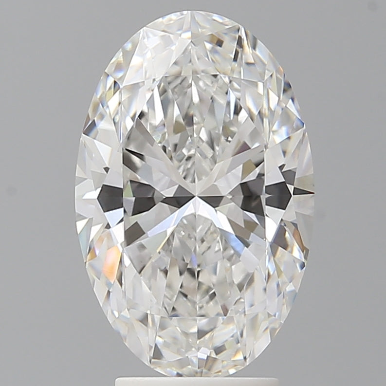 4.03 Carat Oval Shaped, Ideal Cut, E Color, VVS2 Clarity, IGI Certified Lab Grown Diamond
