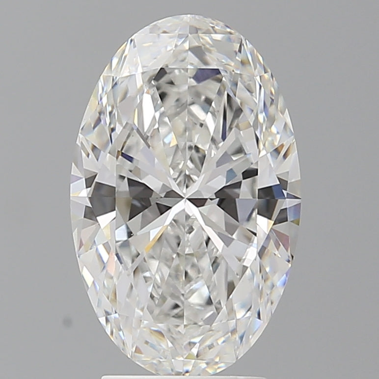 3.52 Carat Oval Shaped, Ideal Cut, E Color, VVS2 Clarity, IGI Certified Lab Grown Diamond