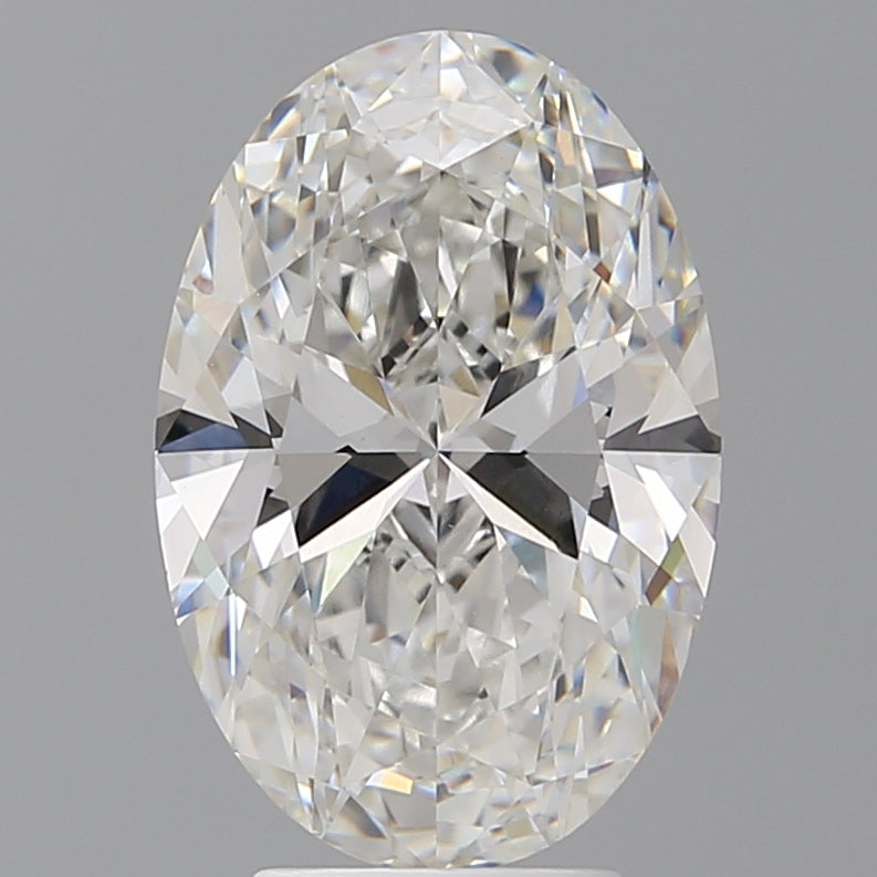 4.56 Carat Oval Shaped, Ideal Cut, F Color, VVS2 Clarity, IGI Certified Lab Grown Diamond