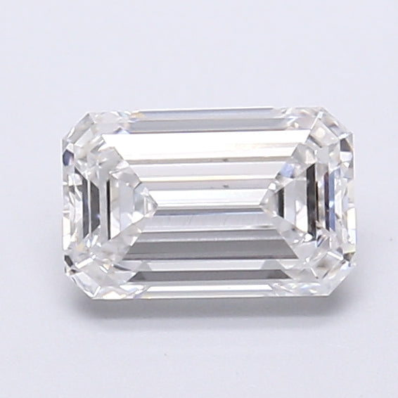 0.93 Carat Emerald Shaped, Very Good Cut, E Color, VVS2 Clarity, IGI Certified Lab Grown Diamond