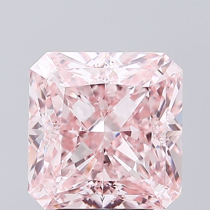 3.46 Carat Radiant Shaped, Ideal Cut, VVS2 Clarity, IGI Certified Lab Grown Diamond