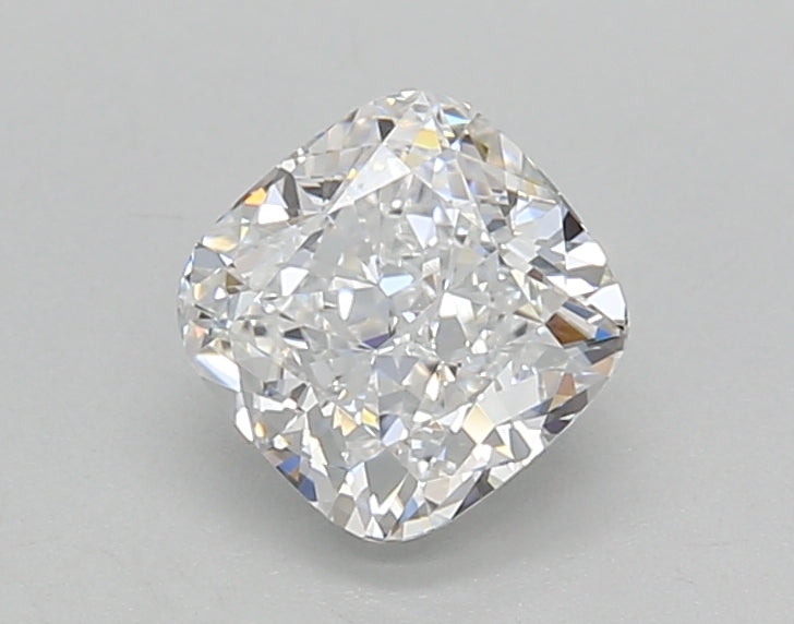 1.02 Carat Cushion Shaped, Ideal Cut, D Color, VVS2 Clarity, IGI Certified Lab Grown Diamond