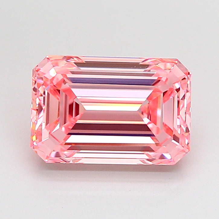 3.03 Carat Emerald Shaped, Ideal Cut, VS1 Clarity, IGI Certified Lab Grown Diamond