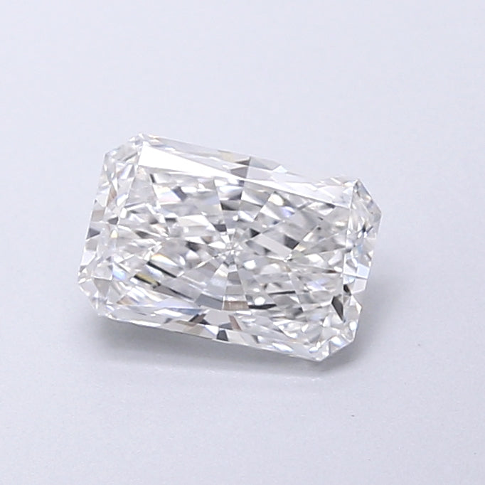 0.76 Carat Radiant Shaped, Very Good Cut, E Color, VS1 Clarity, IGI Certified Lab Grown Diamond
