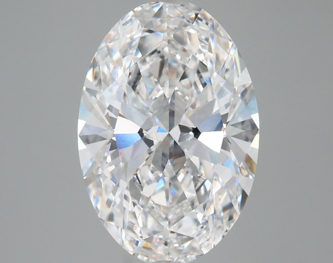4.44 Carat Oval Shaped, Very Good Cut, D Color, VVS2 Clarity, IGI Certified Lab Grown Diamond