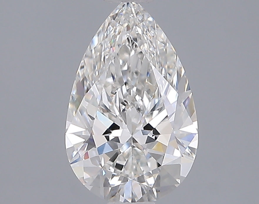 1.54 Carat Pear Shaped, Ideal Cut, E Color, VVS2 Clarity, IGI Certified Lab Grown Diamond