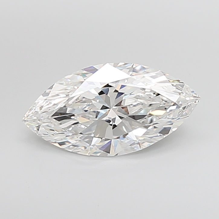4.05 Carat Marquise Shaped, Ideal Cut, E Color, VVS2 Clarity, IGI Certified Lab Grown Diamond