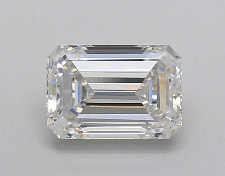1.01 Carat Emerald Shaped, Very Good Cut, F Color, VVS2 Clarity, IGI Certified Lab Grown Diamond