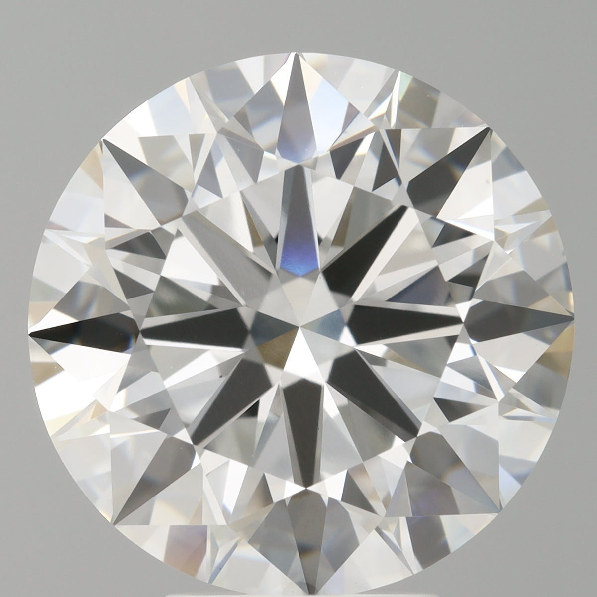 6.07 Carat Round Shaped, Ideal Cut, F Color, VVS2 Clarity, IGI Certified Lab Grown Diamond