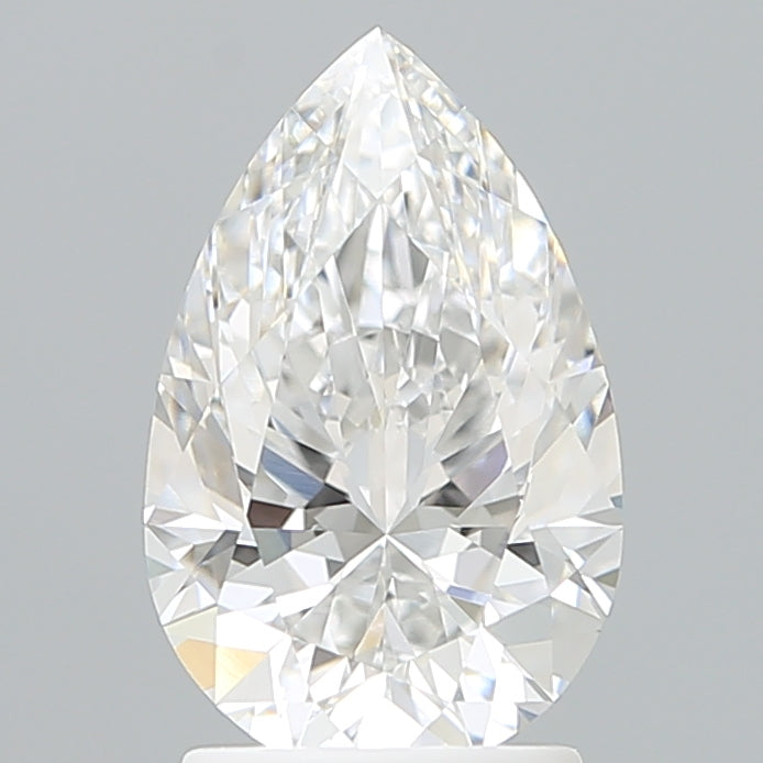 2.16 Carat Pear Shaped, Excellent Cut, E Color, VVS2 Clarity, IGI Certified Lab Grown Diamond