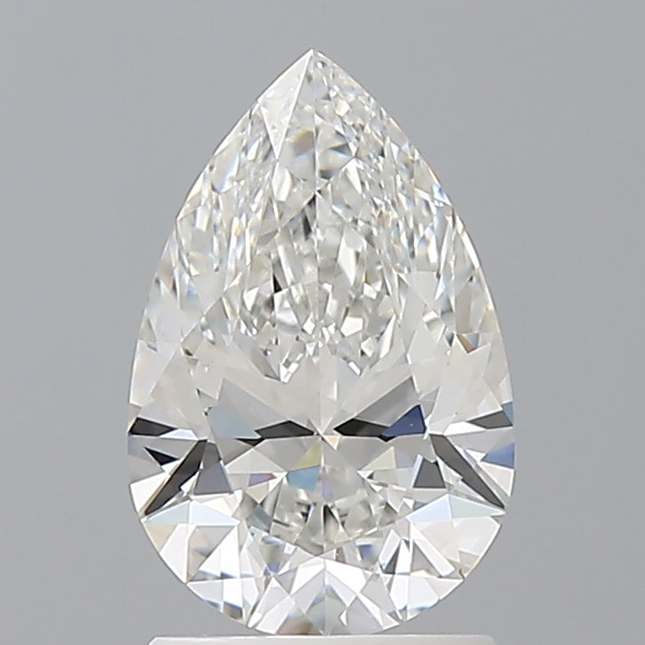1.55 Carat Pear Shaped, Excellent Cut, E Color, VVS2 Clarity, IGI Certified Lab Grown Diamond