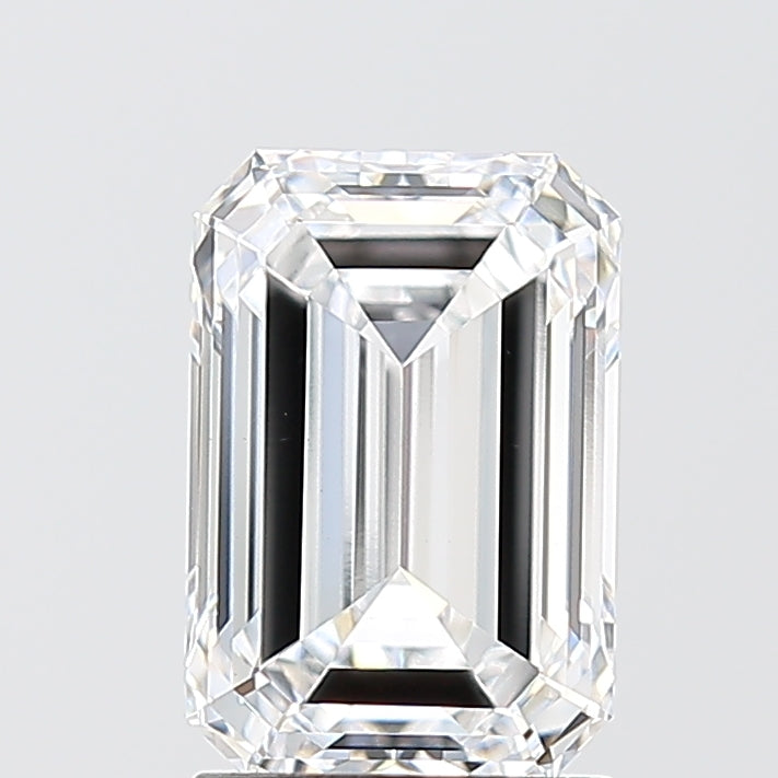 2.05 Carat Emerald Shaped, Ideal Cut, D Color, VS1 Clarity, IGI Certified Lab Grown Diamond