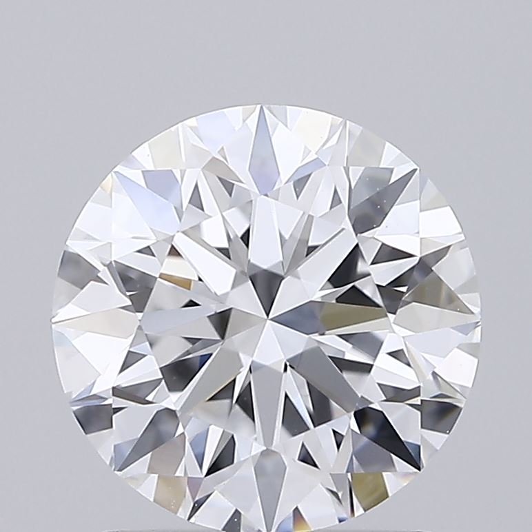 1.58 Carat Round Shaped, Ideal Cut, D Color, VVS1 Clarity, IGI Certified Lab Grown Diamond