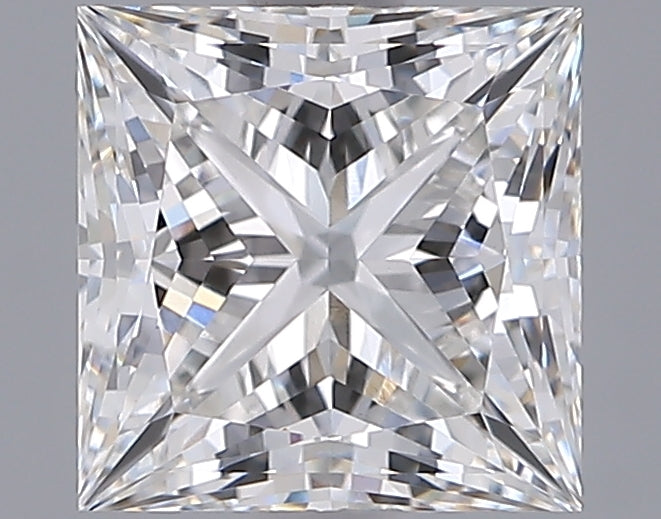 2.05 Carat Princess Shaped, Ideal Cut, E Color, VVS2 Clarity, IGI Certified Lab Grown Diamond