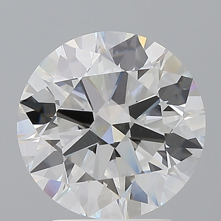 3.08 Carat Round Shaped, Ideal Cut, F Color, VVS2 Clarity, IGI Certified Lab Grown Diamond
