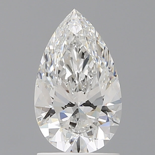 1.54 Carat Pear Shaped, Ideal Cut, E Color, VVS2 Clarity, IGI Certified Lab Grown Diamond