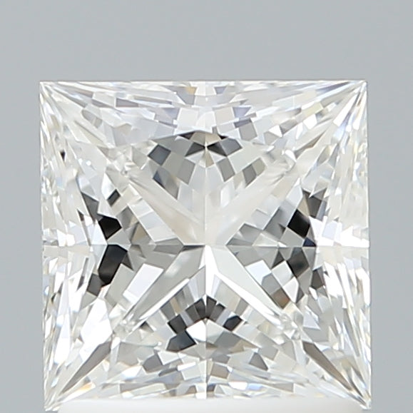 1.54 Carat Princess Shaped, Ideal Cut, E Color, VVS2 Clarity, IGI Certified Lab Grown Diamond