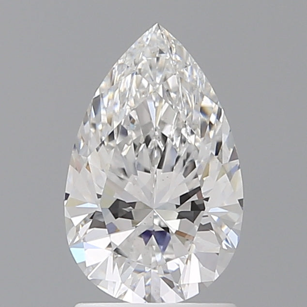1.59 Carat Pear Shaped, Ideal Cut, D Color, VS1 Clarity, IGI Certified Lab Grown Diamond