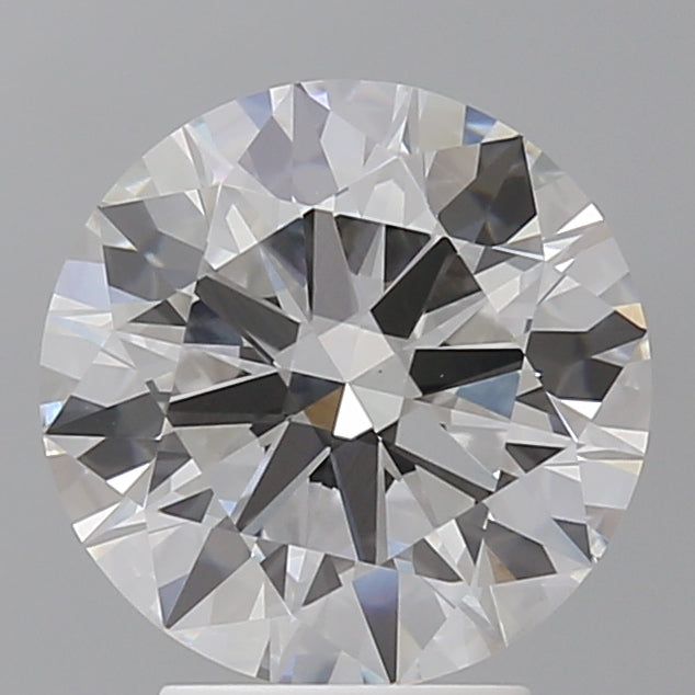 3.53 Carat Round Shaped, Ideal Cut, F Color, VVS2 Clarity, IGI Certified Lab Grown Diamond