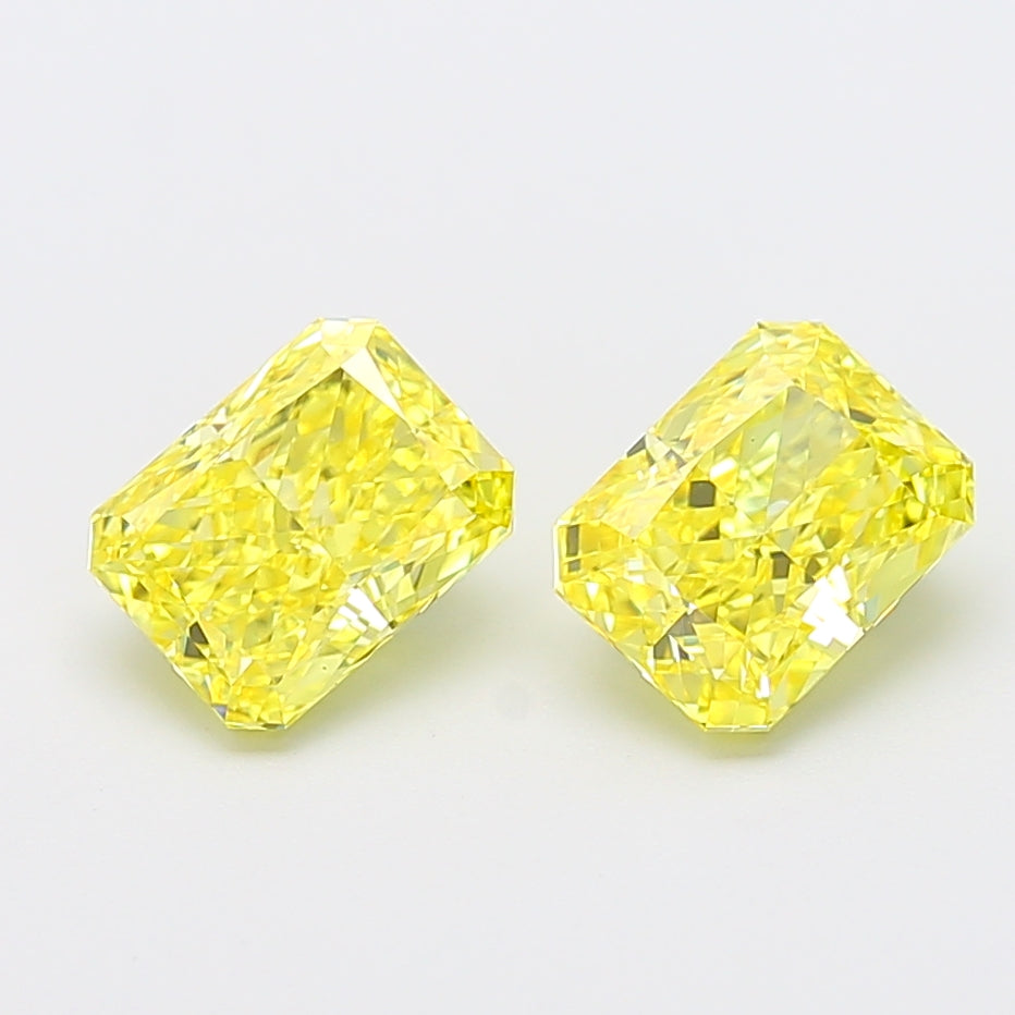 1.53 Carat Radiant Shaped, Ideal Cut, VS1 Clarity, IGI Certified Lab Grown Diamond