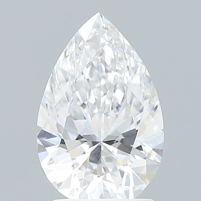 2.08 Carat Pear Shaped, Ideal Cut, E Color, VVS2 Clarity, IGI Certified Lab Grown Diamond