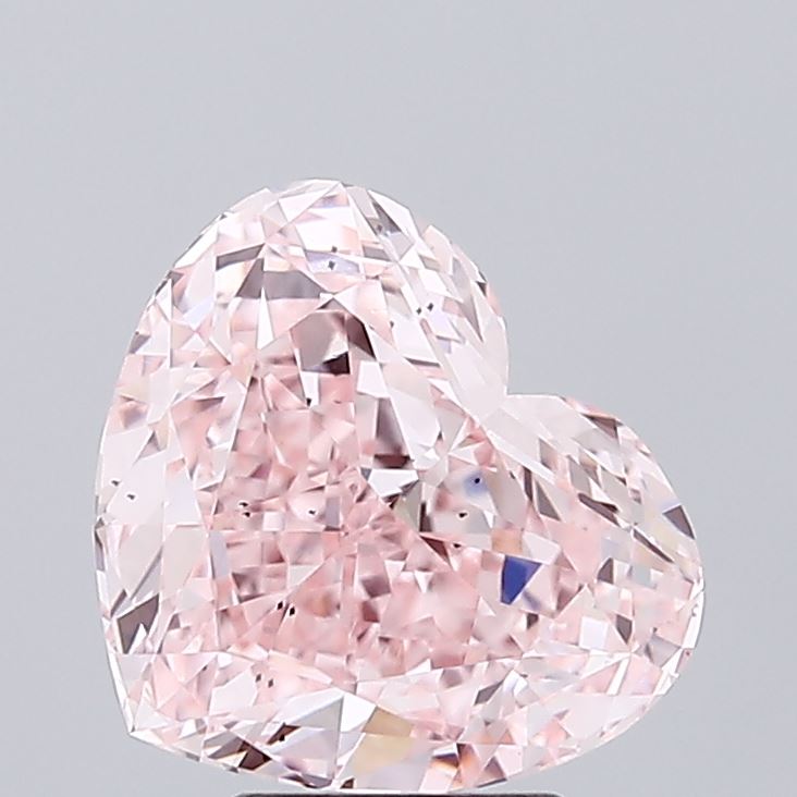 4.76 Carat Heart Shaped, Ideal Cut, SI1 Clarity, IGI Certified Lab Grown Diamond