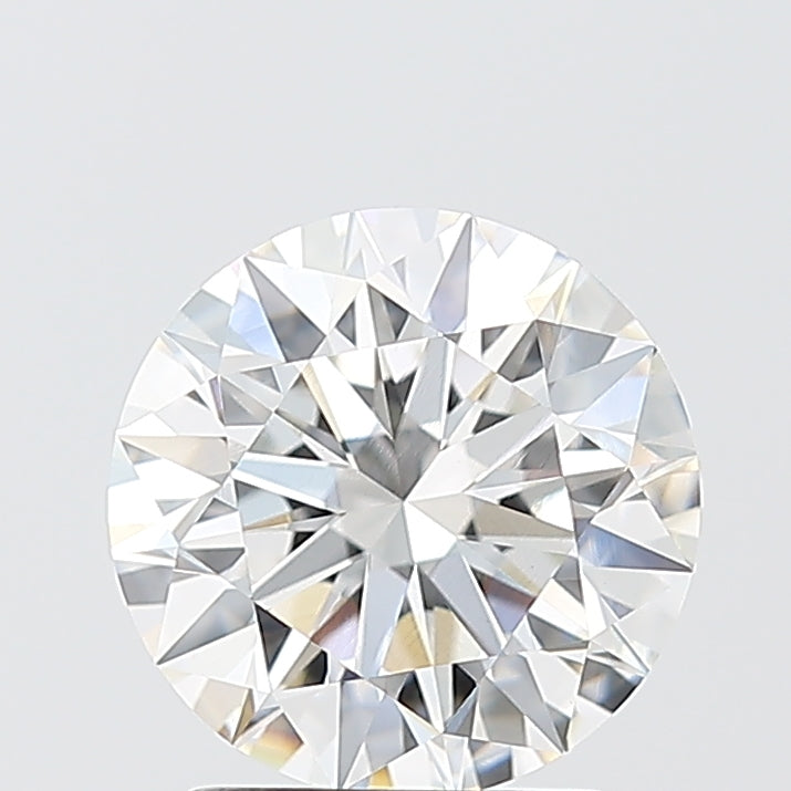 2.10 Carat Round Shaped, Ideal Cut, F Color, VVS2 Clarity, IGI Certified Lab Grown Diamond