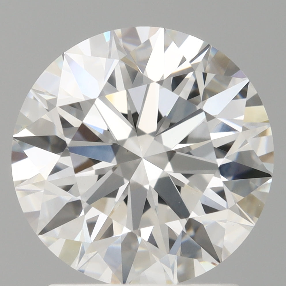 2.08 Carat Round Shaped, Excellent Cut, E Color, VVS2 Clarity, IGI Certified Lab Grown Diamond