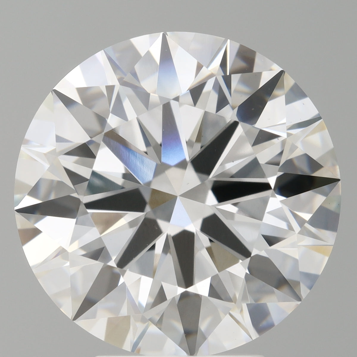 5.55 Carat Round Shaped, Ideal Cut, E Color, VS1 Clarity, IGI Certified Lab Grown Diamond