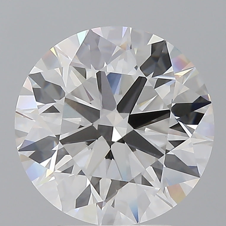 4.07 Carat Round Shaped, Ideal Cut, E Color, VVS2 Clarity, IGI Certified Lab Grown Diamond