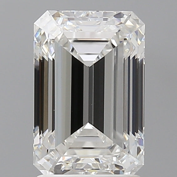 2.47 Carat Emerald Shaped, Ideal Cut, E Color, VVS2 Clarity, IGI Certified Lab Grown Diamond