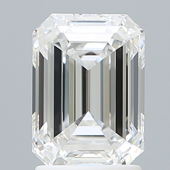2.15 Carat Emerald Shaped, Ideal Cut, D Color, VVS2 Clarity, IGI Certified Lab Grown Diamond