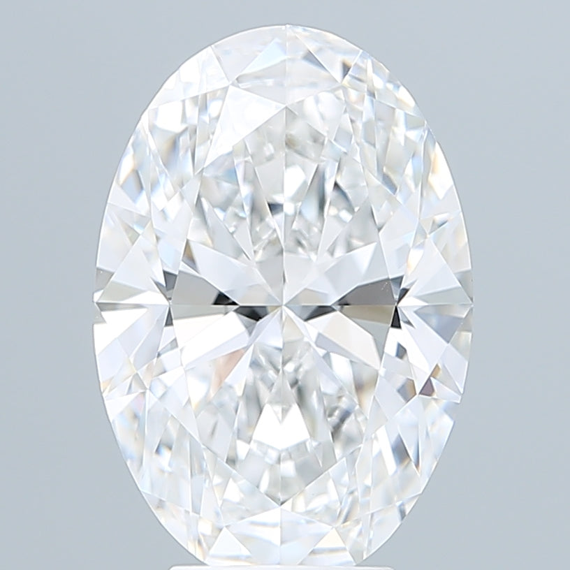 5.11 Carat Oval Shaped, Ideal Cut, E Color, VVS2 Clarity, IGI Certified Lab Grown Diamond