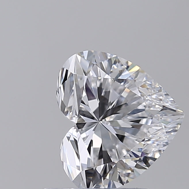 1.53 Carat Heart Shaped, Excellent Cut, D Color, VVS1 Clarity, IGI Certified Lab Grown Diamond
