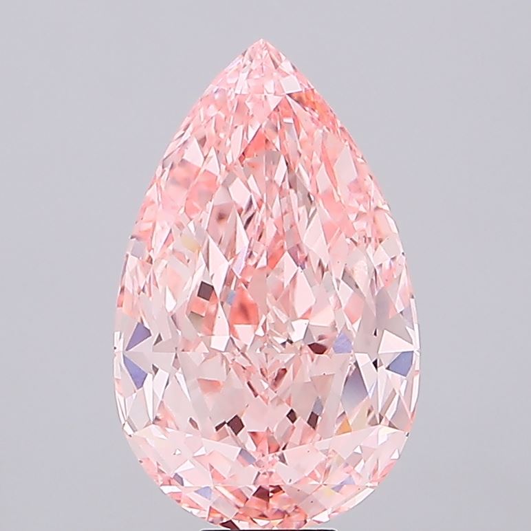 15.16 Carat Pear Shaped, Ideal Cut, VS1 Clarity, IGI Certified Lab Grown Diamond