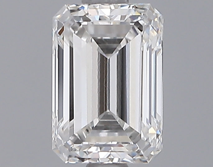 1.31 Carat Emerald Shaped, Ideal Cut, F Color, VVS2 Clarity, IGI Certified Lab Grown Diamond