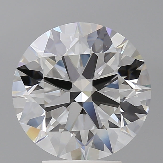 4.05 Carat Round Shaped, Ideal Cut, E Color, VVS2 Clarity, IGI Certified Lab Grown Diamond