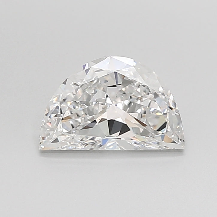 1.50 Carat Half Moon Shaped, Very Good Cut, D Color, VS1 Clarity, IGI Certified Lab Grown Diamond