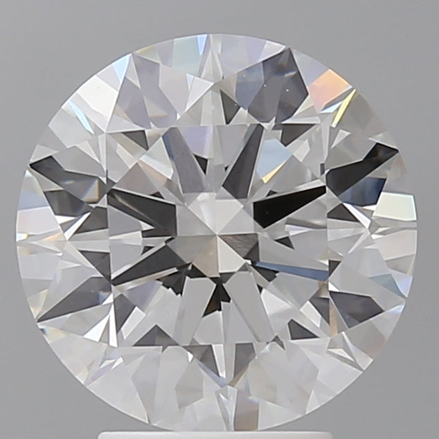 4.02 Carat Round Shaped, Ideal Cut, E Color, VVS2 Clarity, IGI Certified Lab Grown Diamond